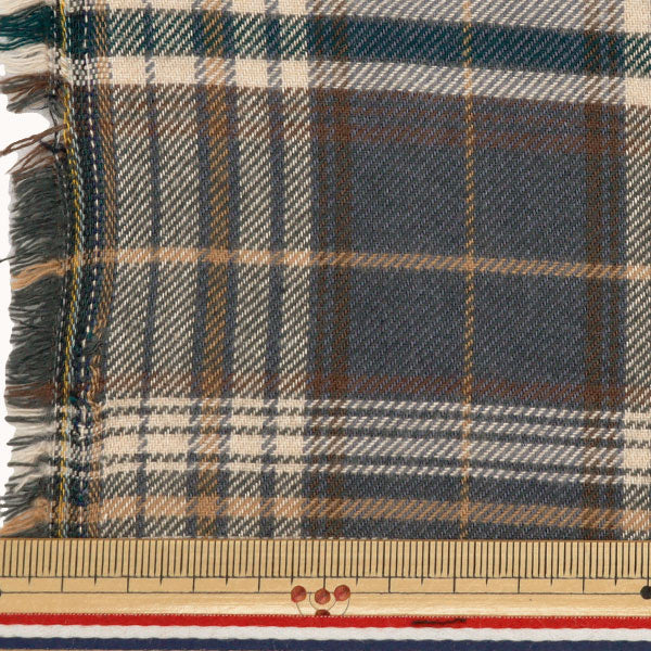 [From quantity 5] Fabric "Wool-like brushed back gray RTL-CHE-6BGY"