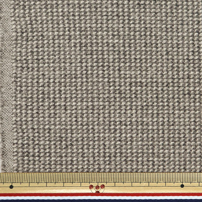 [From quantity 5] Fabric "Woollike polyester Houndstooth Charcoal WLLKP-FT-CH"
