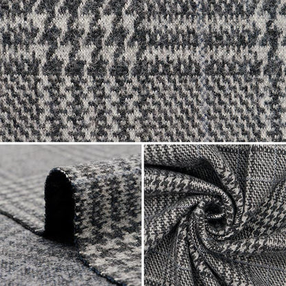 [From quantity 5] Fabric "Woollike polyester Glen Check Blue WLLKP-GC-BL"