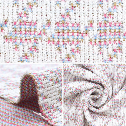 [From quantity 5] Fabric "knitTweed Pink ZQ2342-1" 【Yuzawayaoriginal】