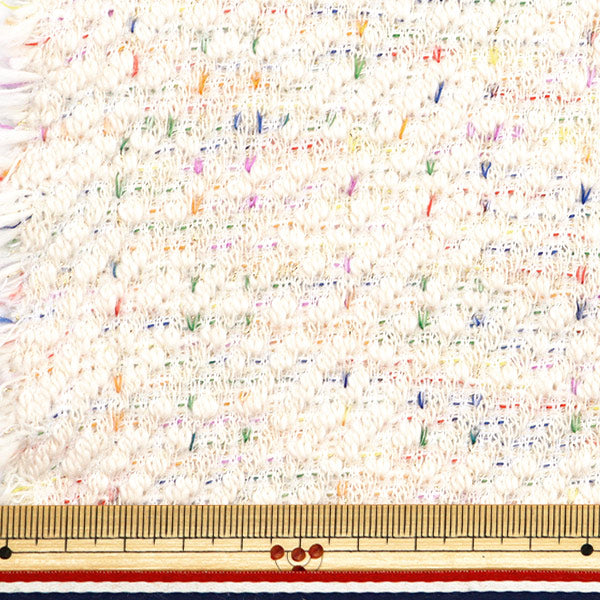 [From quantity 5] Fabric "knitTweed Colorful ZQ2347-2" 【Yuzawayaoriginal】