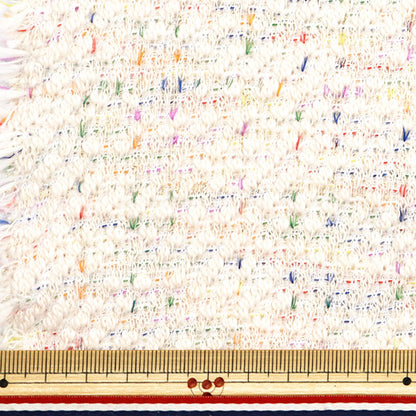 [From quantity 5] Fabric "knitTweed Colorful ZQ2347-2" 【Yuzawayaoriginal】