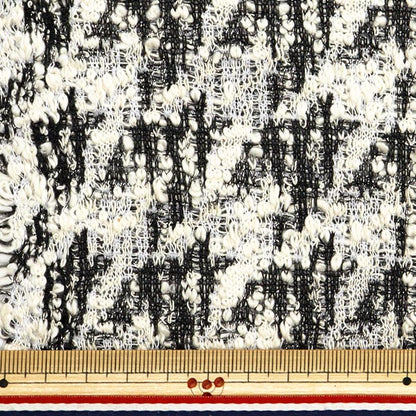 [From quantity 5] Fabric "knitTweed Black ZQ2350-3" 【Yuzawayaoriginal】