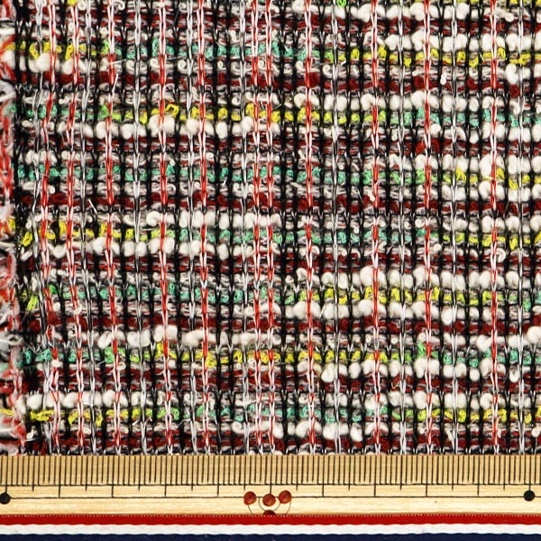 [From quantity 5] Fabric "knitTweed Red ZQ2360-1" 【Yuzawayaoriginal】