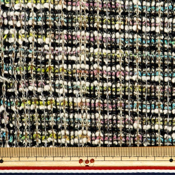[From quantity 5] Fabric "knitTweed Black ZQ2360-2" 【Yuzawayaoriginal】