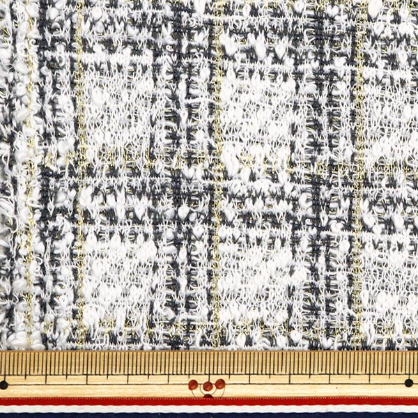 [From quantity 5] Fabric "knitTweed Gray ZQ2369-3" 【Yuzawayaoriginal】