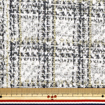 [From quantity 5] Fabric "knitTweed Gray ZQ2369-3" 【Yuzawayaoriginal】