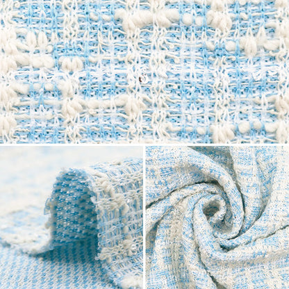 [From quantity 5] Fabric "knitTweed Blue ZQ2409-2" 【Yuzawayaoriginal】