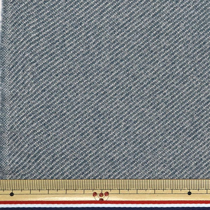 [From quantity 5] Fabric "Woollike polyester stripe blue WLLKP-ST-BL"