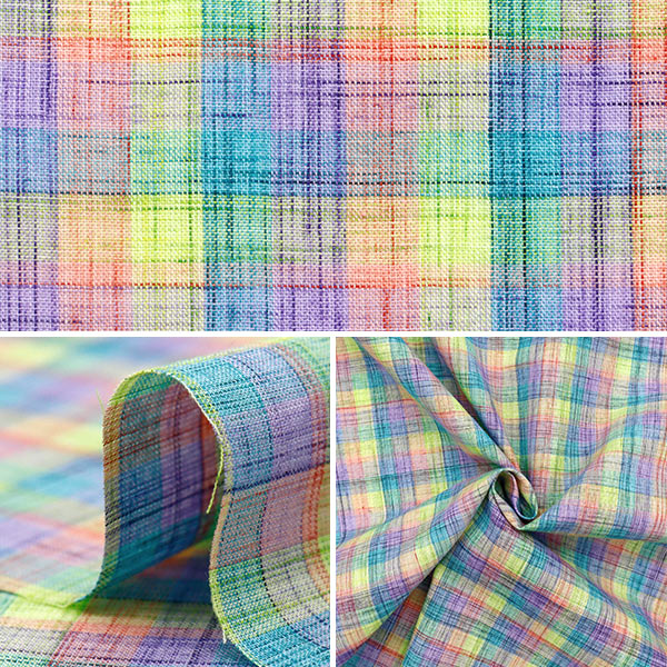 [Quantity starting from 5] Fabric "Year-dyed Check INCHEPL-04MIX"