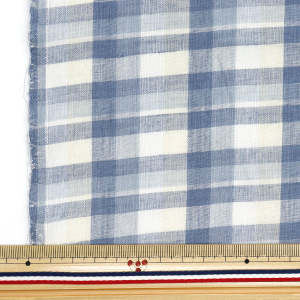 [Quantity starting from 5] Fabric "Year dye check INCHEPL-07LBL"