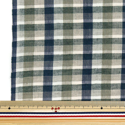 [Quantity starting from 5] Fabric "Year dye check INCHEPL-09BGY"