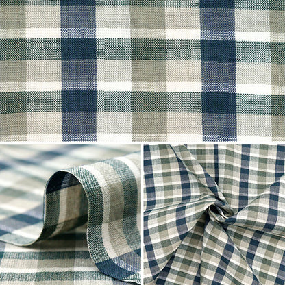[Quantity starting from 5] Fabric "Year dye check INCHEPL-09BGY"