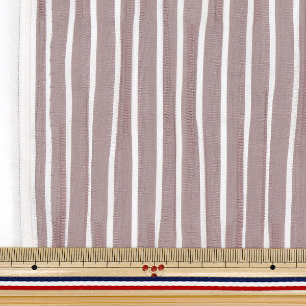 [Quantity starting from 5] Fabric "Tuck woven stripe purple TUCK-ST-PU" 【Yuzawayaoriginal】