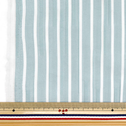 [Quantity starting from 5] Fabric "Tuck woven stripe blue TUCK-ST-BL" 【Yuzawayaoriginal】