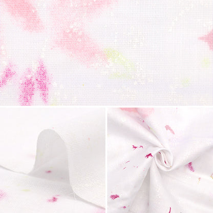 [Quantity starting from 5] Fabric "Naiiro" double gauze Flower Bloom & Bear Fruit EGX-11250-1A" KOKKA