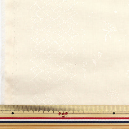 [Quantity starting from 5] Fabric "Naniiro Organic"Lawn Bear Fruit EGX-11270-1A" KOKKA