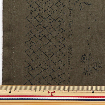 [Quantity starting from 5] Fabric "Naniiro Organic"Lawn Bear Fruit EGX-11270-1D" KOKKA