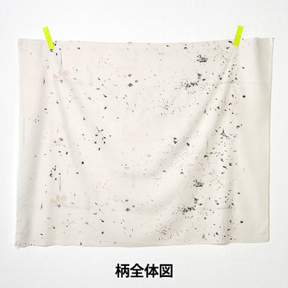 [Quantity starting from 5] Fabric "Cotton Silk Flowers Bloom EGX-11260-1B" KOKKA