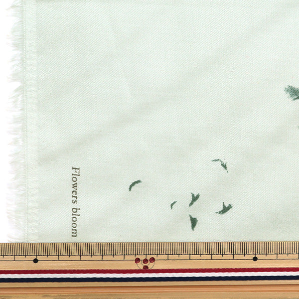 [Quantity starting from 5] Fabric "Cotton Silk Flowers Bloom EGX-11260-1C" KOKKA