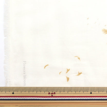 [Quantity starting from 5] Fabric "Cotton Silk Flowers Bloom EGX-11260-1E" KOKKA