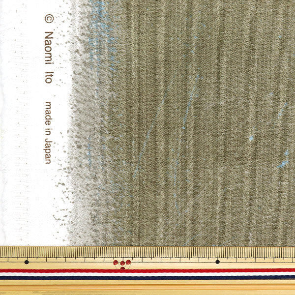 [Quantity starting from 5] Fabric "Naniiro Herringbone Yes! Tableau EGX-11310-1C" KOKKA