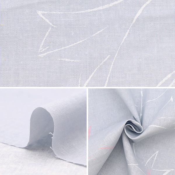 [Quantity starting from 5] Fabric "Naniiro Light Linen Cotton GUNSEI EGX-11381-1A" KOKKA