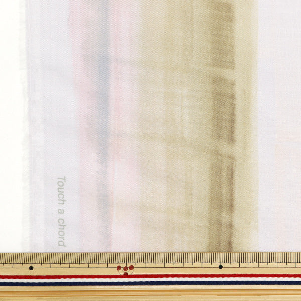 [Quantity starting from 5] Fabric "Naniiro Cotton Silk Touch a Chord Kotosen Ni Fureru EGX-11391-1A" KOKKA