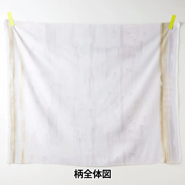 [Quantity starting from 5] Fabric "Naniiro Cotton Silk Touch a Chord Kotosen Ni Fureru EGX-11391-1A" KOKKA