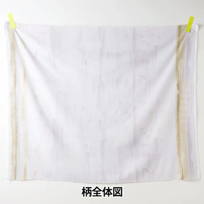 [Quantity starting from 5] Fabric "Naniiro Cotton Silk Touch a Chord Kotosen Ni Fureru EGX-11391-1A" KOKKA
