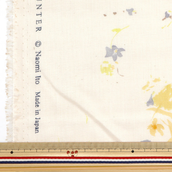 [Quantity starting from 5] Fabric "Naniiro Organic"double gauze ENCOUNTER EGX-11410-1B" KOKKA