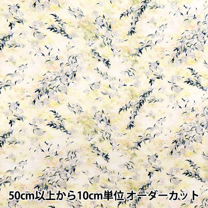 [数量从5开始] 织物 "Yui棉花亚麻指南针喷墨reeves spirita egxa-6424-1a" KOKKA