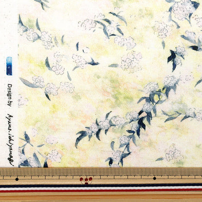 [数量从5开始] 织物 "Yui棉花亚麻指南针喷墨reeves spirita egxa-6424-1a" KOKKA