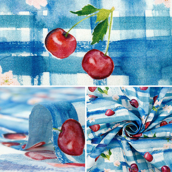 [Quantity starting from 5] Fabric "yui cotton linen compass inkjet Prunus serotina EGXA-6428-1A" KOKKA