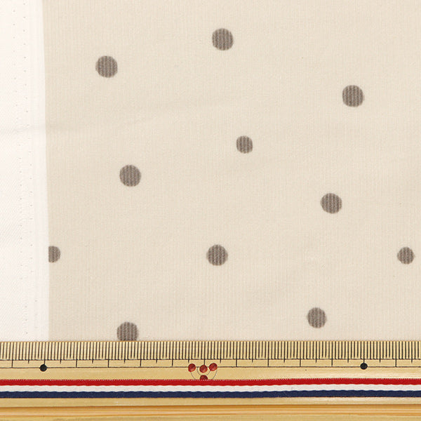 [From quantity 5] Fabric "21W Corduroy Print Dot Beige AP45801-1A"