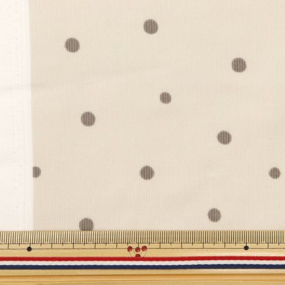 [From quantity 5] Fabric "21W Corduroy Print Dot Beige AP45801-1A"