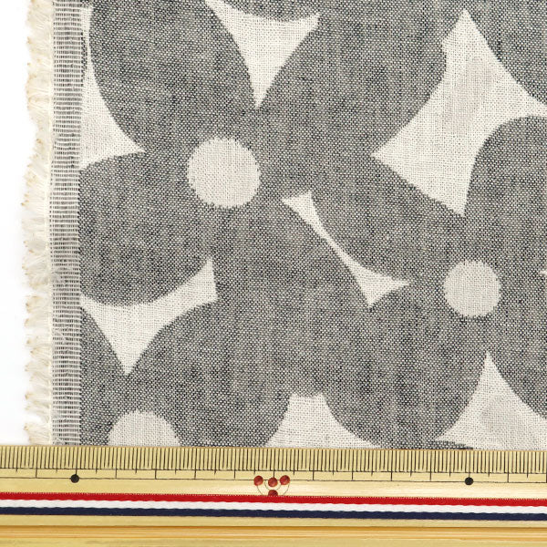 [Quantity starting from 5] Fabric "Suhakon cloth double weaveJacquard Mugwort Gray UP5956-A" COTTON KOBAYASHI