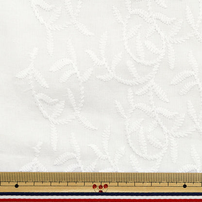 [Quantity starting from 5] Fabric "Cotton All Over Lace Off-White RAM-LACE-26"