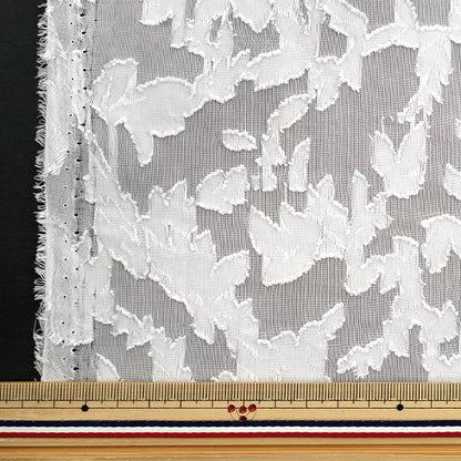 [Quantity starting from 5] Fabric "cutJacquard Botanical Off-White CJAC-BOT-WH"