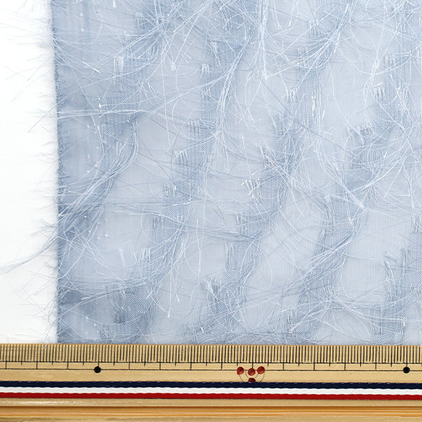 [Quantity starting from 5] Fabric "cutJacquard Glitter Sax CJAC-LAM-SX"