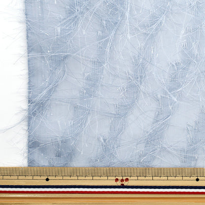 [Quantity starting from 5] Fabric "cutJacquard Glitter Sax CJAC-LAM-SX"