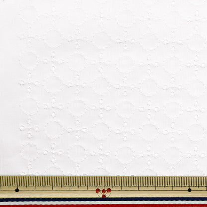 [Quantity starting from 5] Fabric "Domestic cotton lace, white 2041025-1"