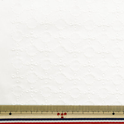 [Quantity starting from 5] Fabric "Domestic cotton lace off-white 2041025-2"