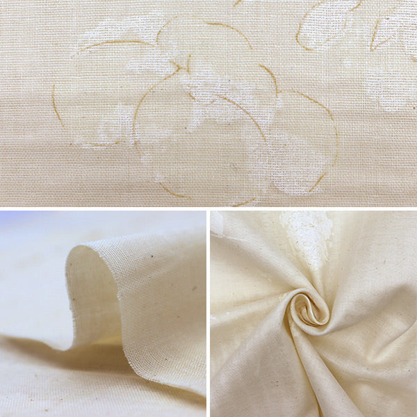 [Quantity starting from 5] Fabric "New morning double gauze Off-white EGX-11010-1B" KOKKA