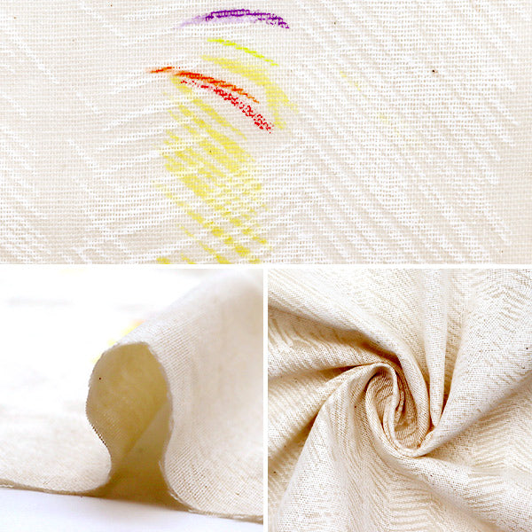 [Quantity starting from 5] Fabric 『double gauze(Double Gauze) After the rain Beige EGX-11030-1D" KOKKA