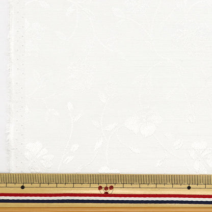 [Quantity starting from 5] Fabric 『ShantungJacquard White 203112-1"
