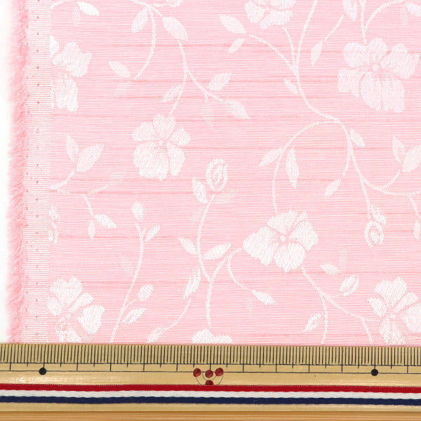[Quantity starting from 5] Fabric 『ShantungJacquard Pink 203112-11"