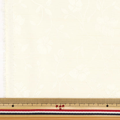 [Quantity starting from 5] Fabric 『ShantungJacquard Off-white 203112-18"