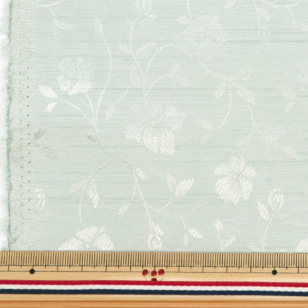 [Quantity starting from 5] Fabric 『ShantungJacquard Ice Green 203112-19"