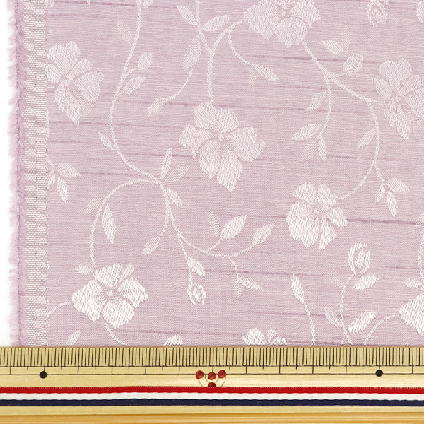 [Quantity starting from 5] Fabric 『ShantungJacquard Purple 203112-20"